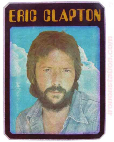 Eric Clapton 70s Vintage t-shirt iron-on transfer Original Authentic retro diy American Rock fashion