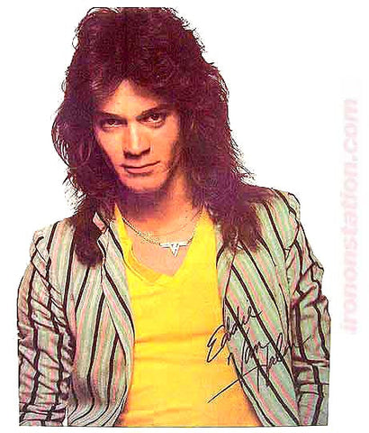 eddie van halen, vintage, 70s, t-shirt, iron-on